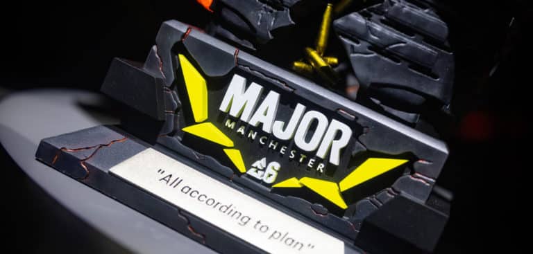 Blast R6 Manchester Major trophy (Photo by Adela Sznajder / Ubisoft)
