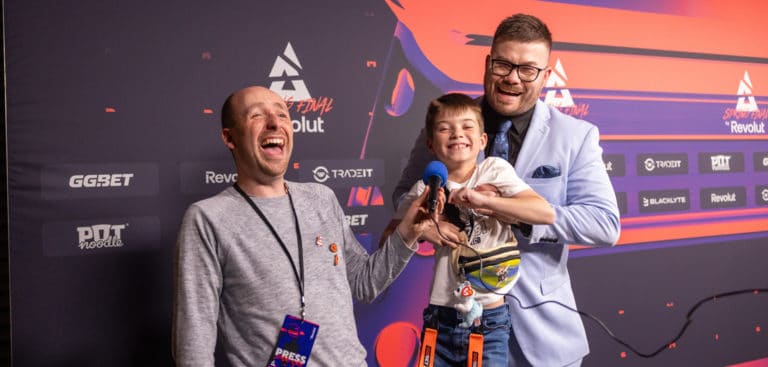James Banks and son Harvey esports interview with Dom Sacco