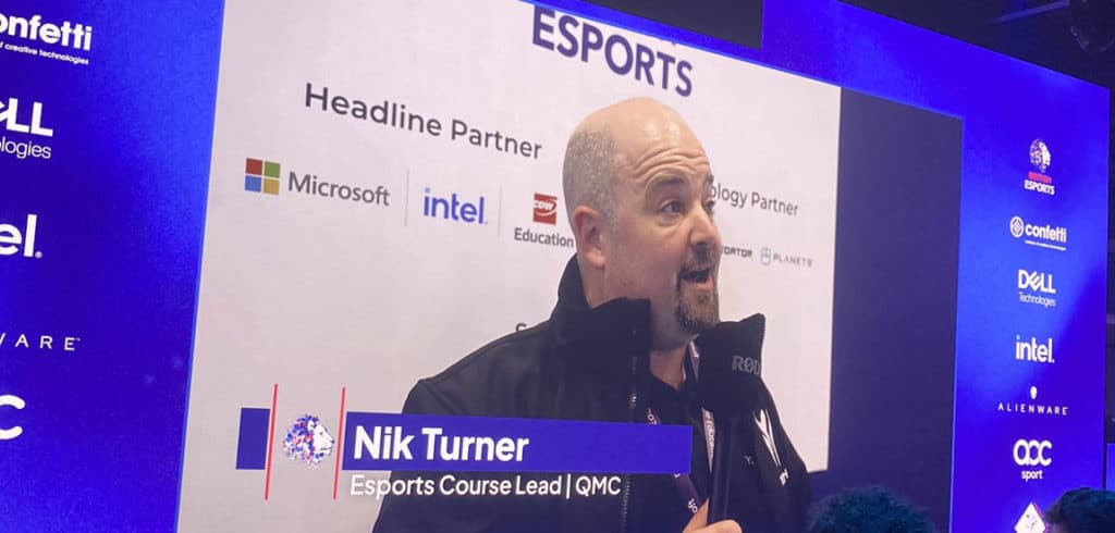 Nik Turner at Esports in Education Summit