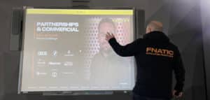 Nik Turner of ntesports giving a talk as a Fnatic College partner