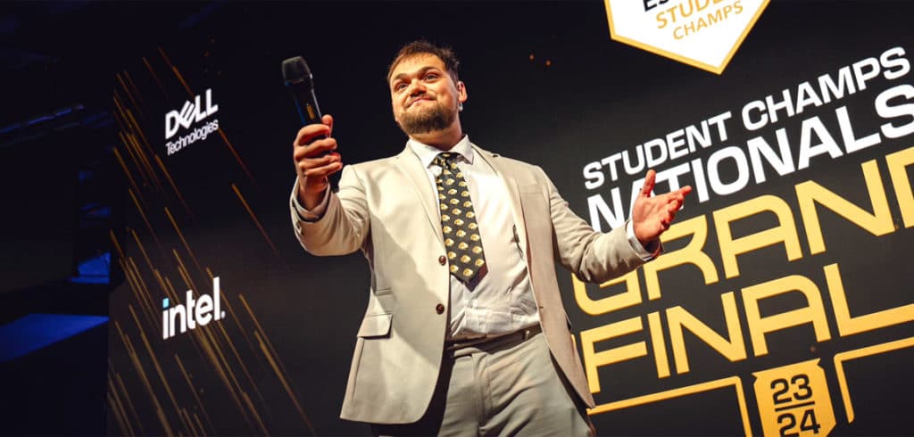 Conor 'Conny' Albery esports host - photo by Jonas Kontautas