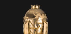 Esports World Cup trophy designed by Thomas Lyte