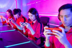 Most popular esports games stock image