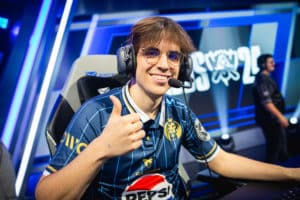 Elyoya at the 2024 League World Championship Play in stage in Berlin