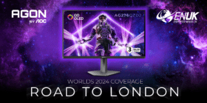 Worlds 2024 monitor giveaway AGON by AOC
