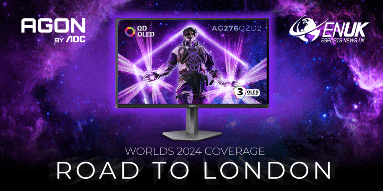 Worlds 2024 monitor giveaway AGON by AOC