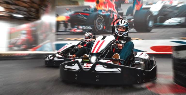 K1 Speed sim racing facility and largest indoor karting track at XSite Braehead