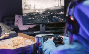 gaming pizza stock image - Top Esports Events to Place Bets On
