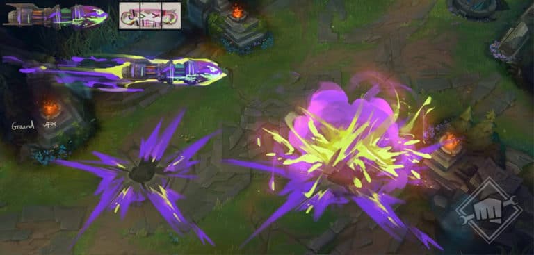 Arcane Fractured Jinx Exalted Skin VFX