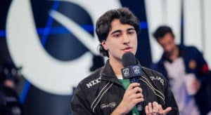 Massu of FlyQuest at Worlds 2024 (Photo by Adela Sznajder/Riot Games)