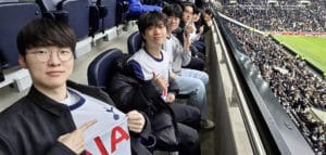 Faker and T1 visit Spurs Stadium in London for Worlds 2024