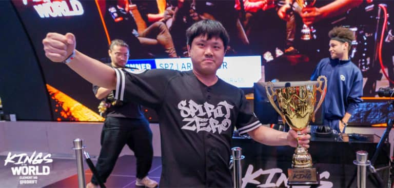 Armperor wins Kings of the World 2024 finals in London (photo by Zero Drift)