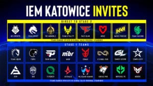 IEM Katowice 2025 teams