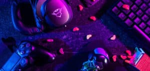 online gaming stock image