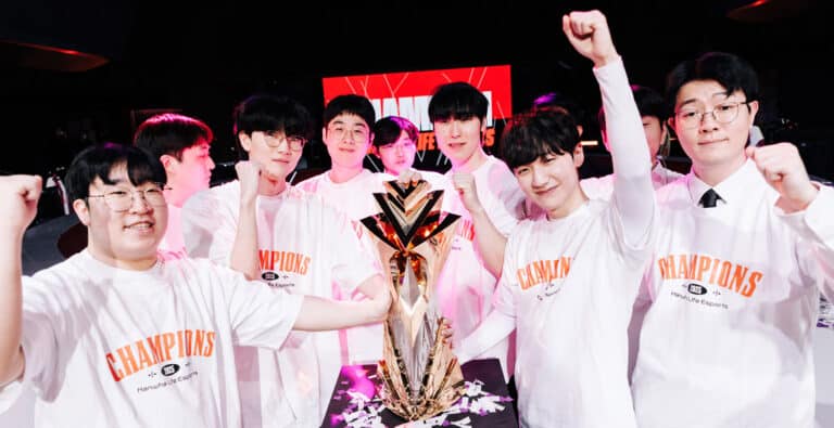 HLE win First Stand 2025 after beating KC (photo by Christina Oh/Riot Games)