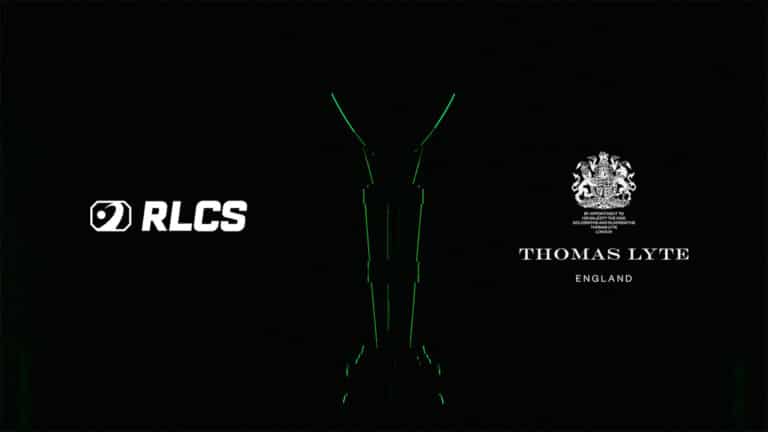 RLCS partnership between Blast and Thomas Lyte for trophies