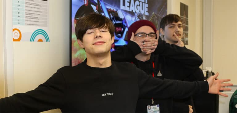 Shipley College esports students