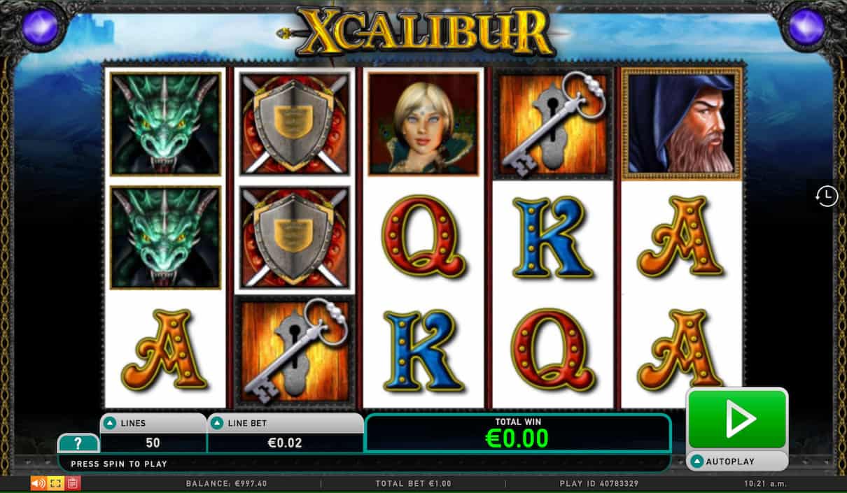 Xcalibur slot