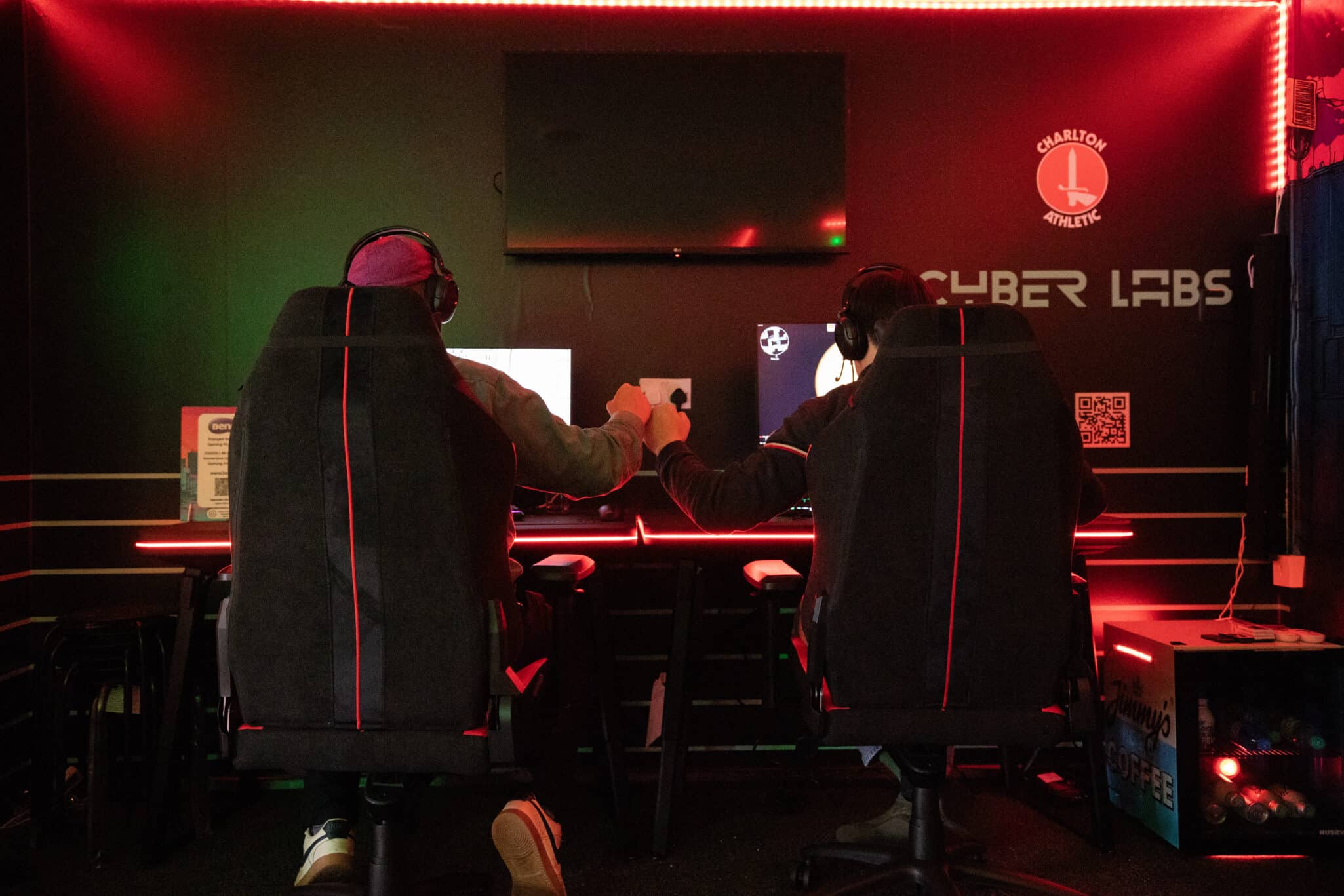 Charlton Athletic FC open Cyberlabs Gaming Box inside The Valley football stadium