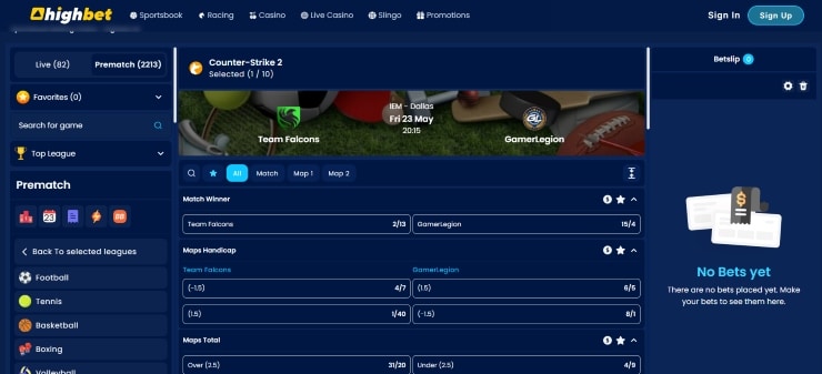 CSGO Betting Sites Highbet