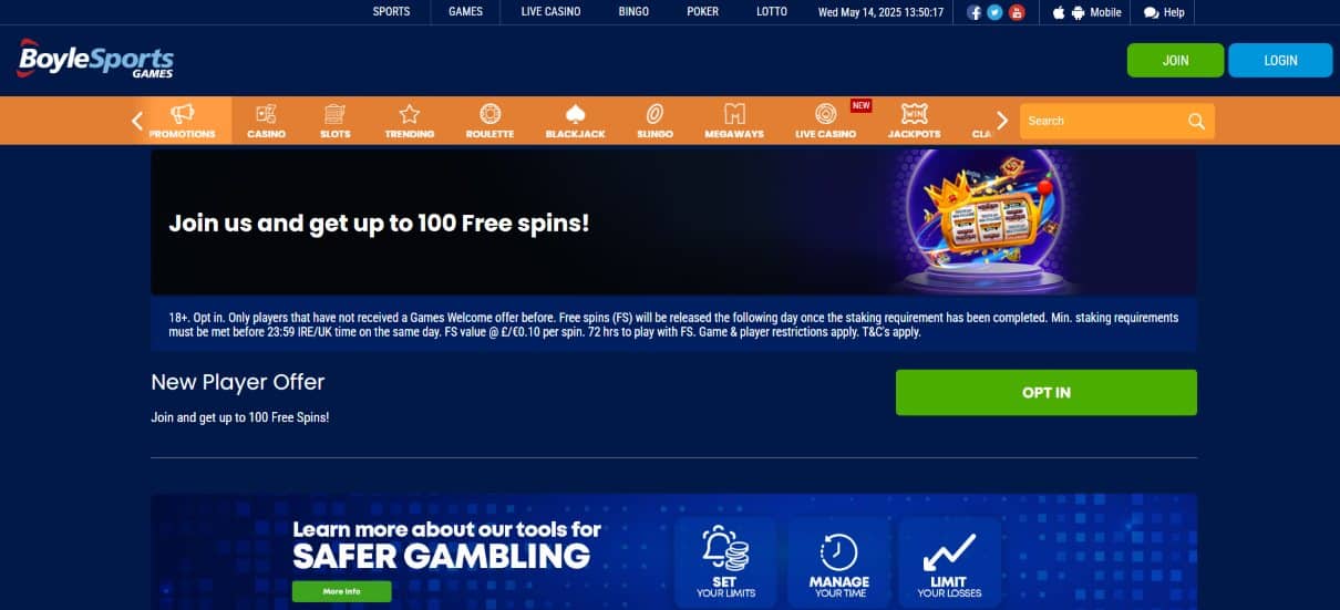 Casino Bonus Offers BoyleSports