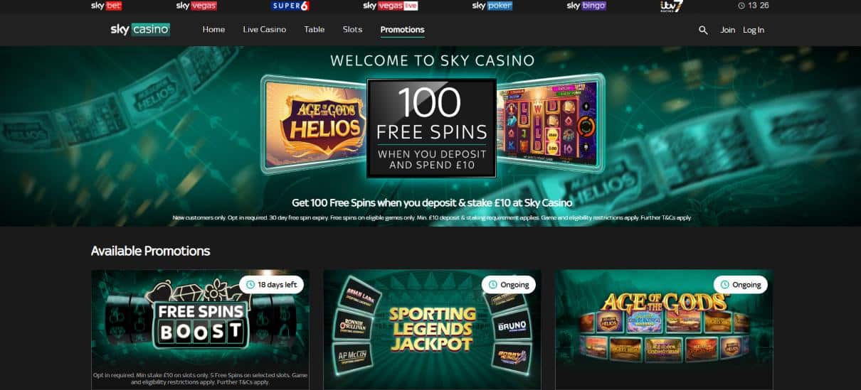 Casino Bonus Offers Sky Bet