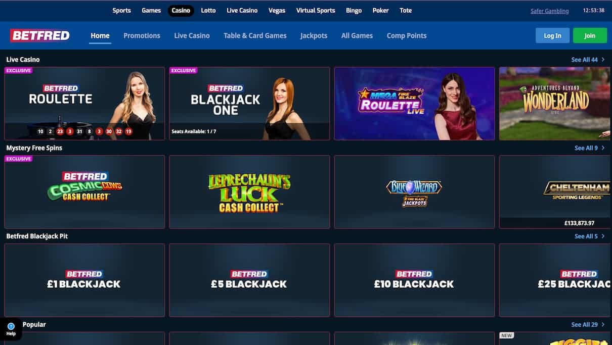 Betfred PayPal Casino