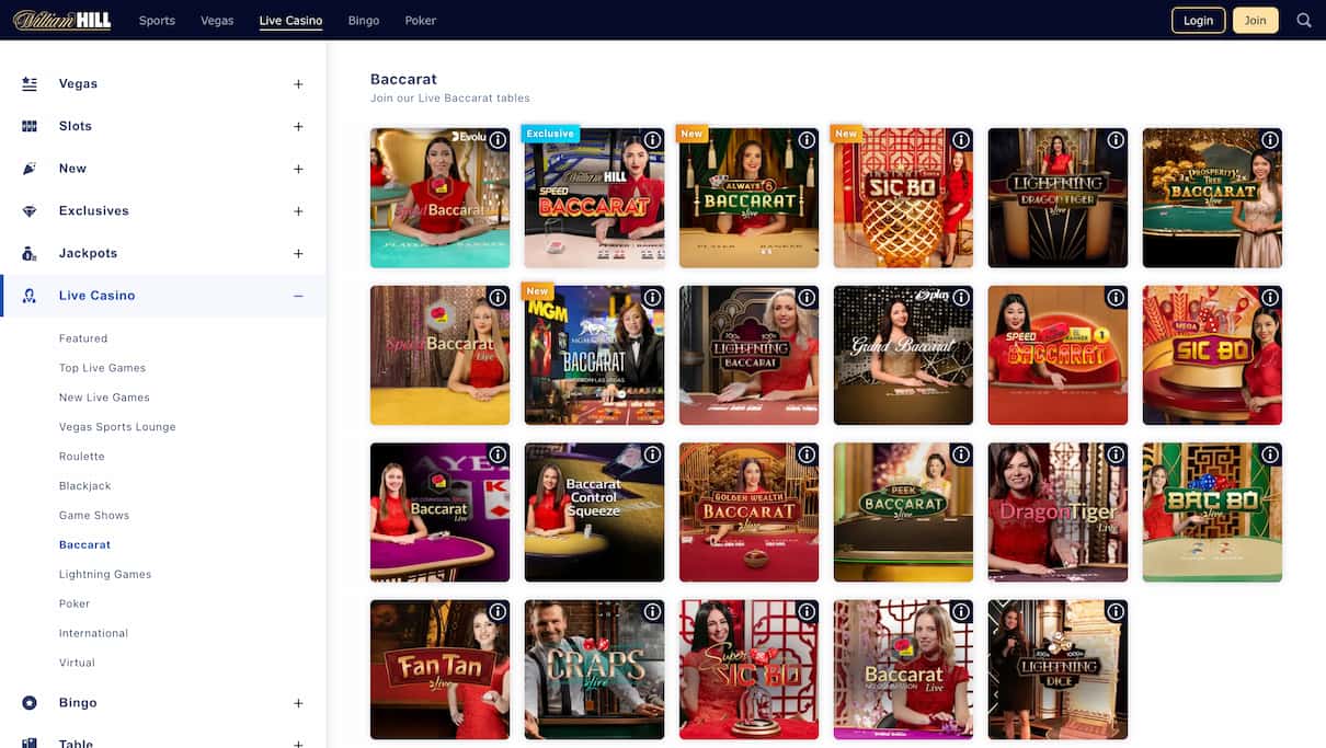 William Hill Best Live Casino