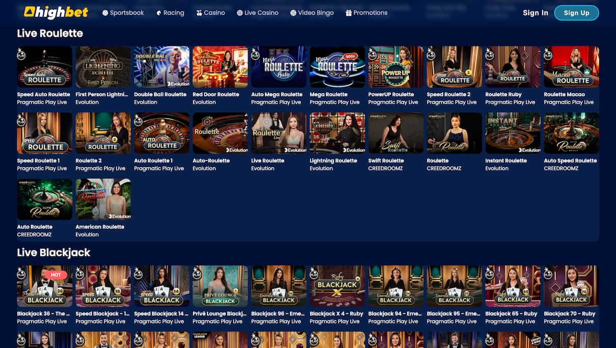 Highbet Best Roulette Site