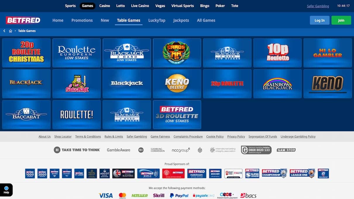 Betfred Best Roulette Site