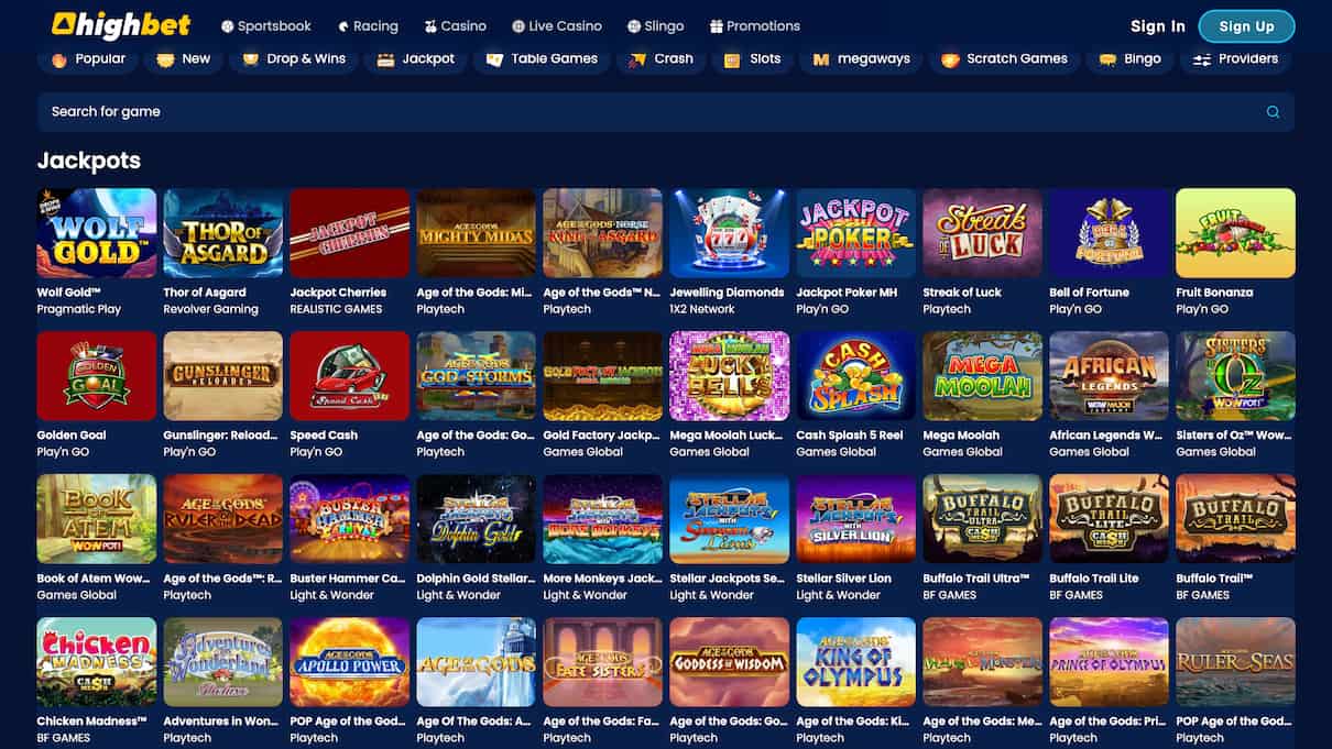 Highbet Non Gamban Casino