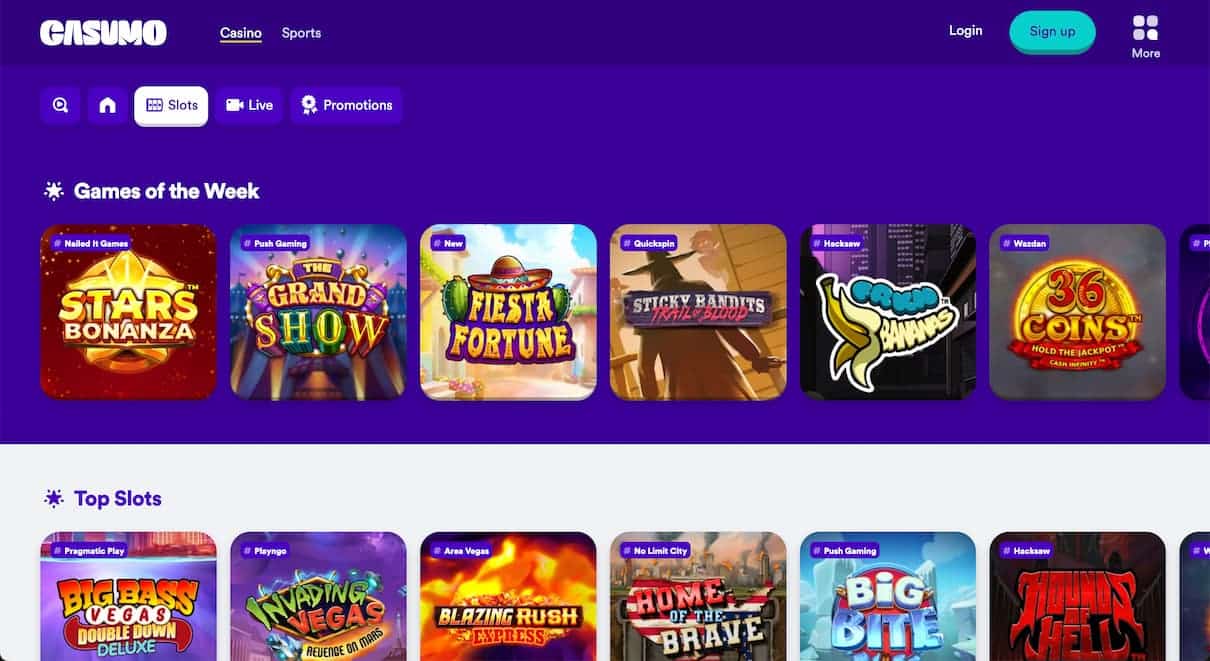Casumo Best Payout Casino