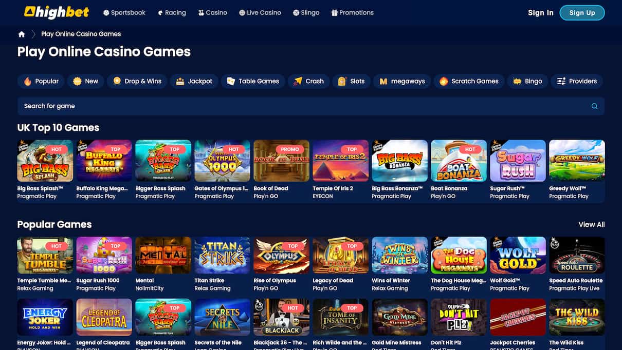 Highbet Offshore Casino
