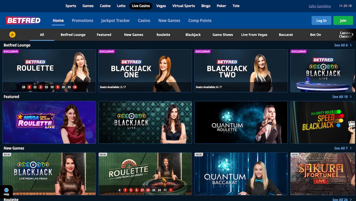 Betfred Offshore Casino