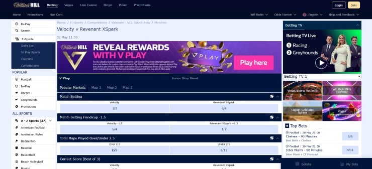 Valorant Betting Sites William Hill