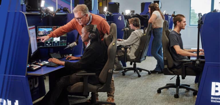 Bournemouth Uni esports degree streaming with Top-Tec
