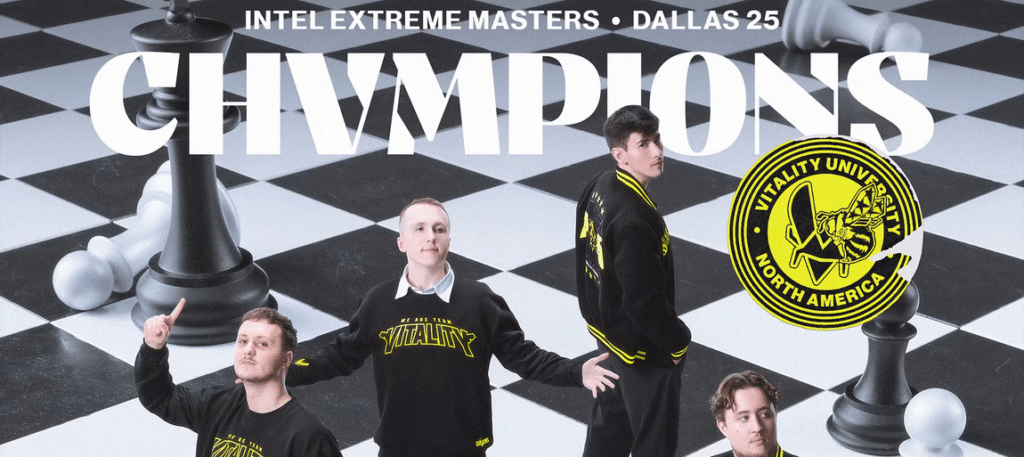Team Vitality CS2 winners graphic