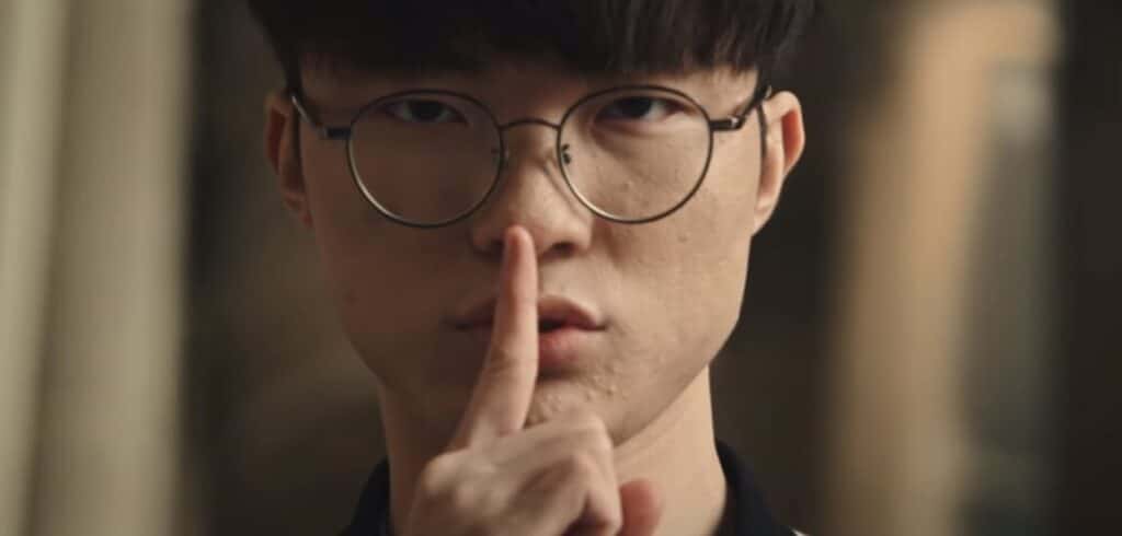 Faker has been caught in political controversy
