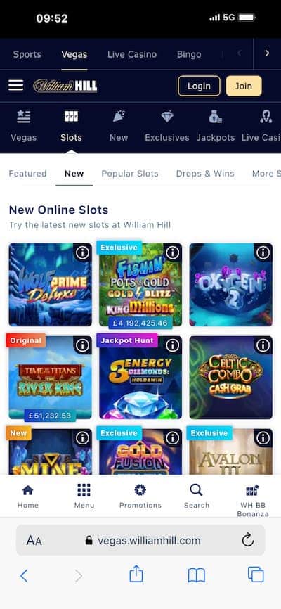 William Hill Mobile Casino App