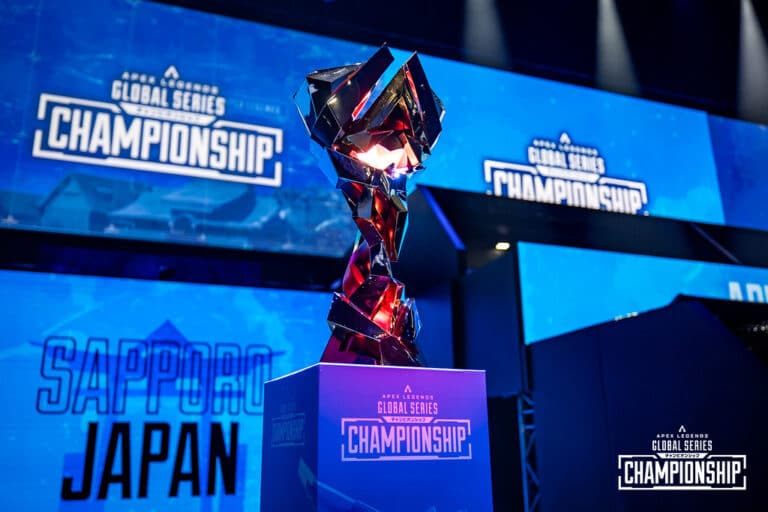 ALGS Sapporo 2024 Image of trophy and stage