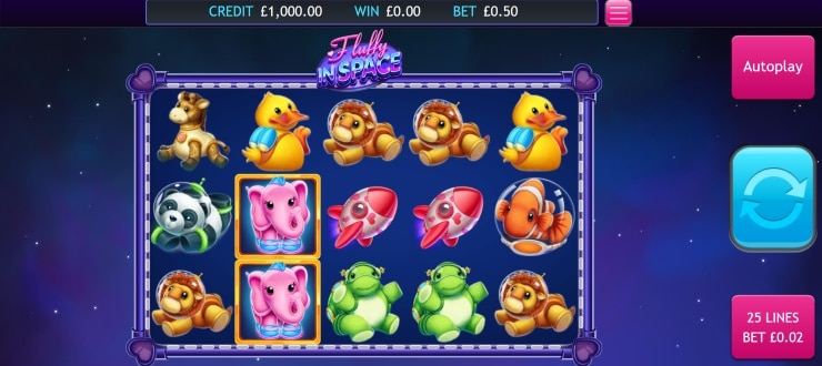 Fluffy in Space Slot Game