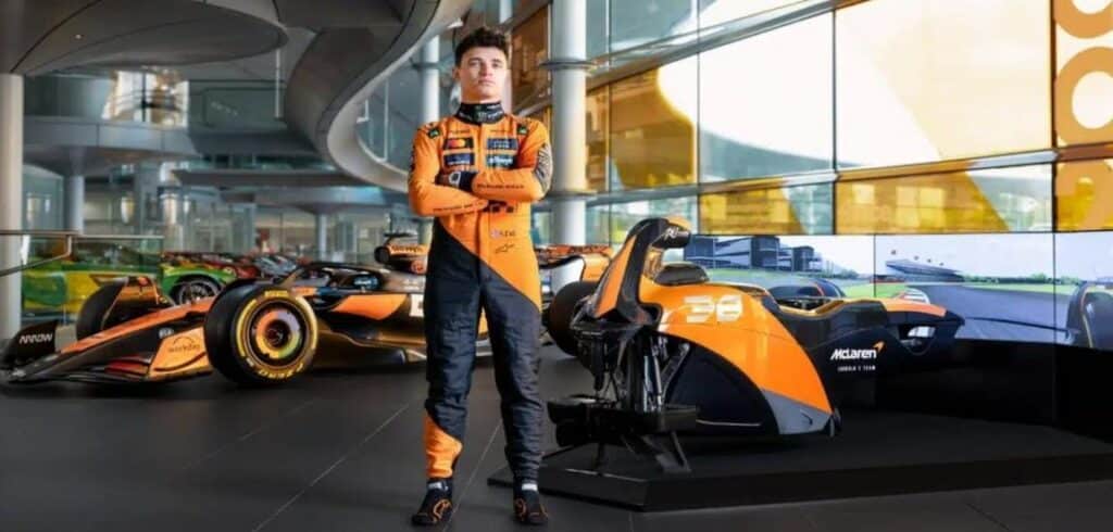 McLaren Racing simulator