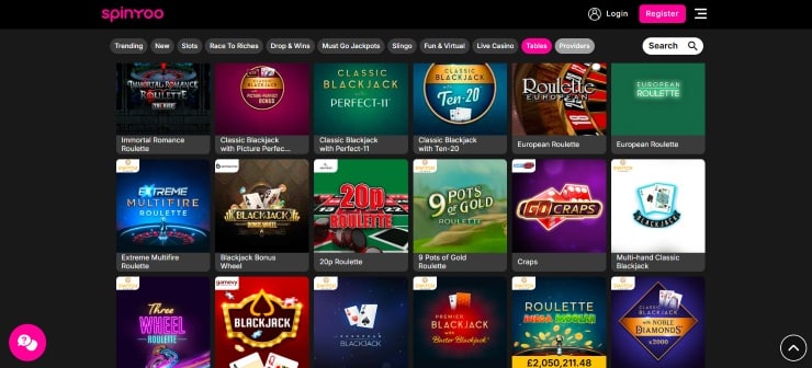 Roulette Not on Gamstop SpinYoo