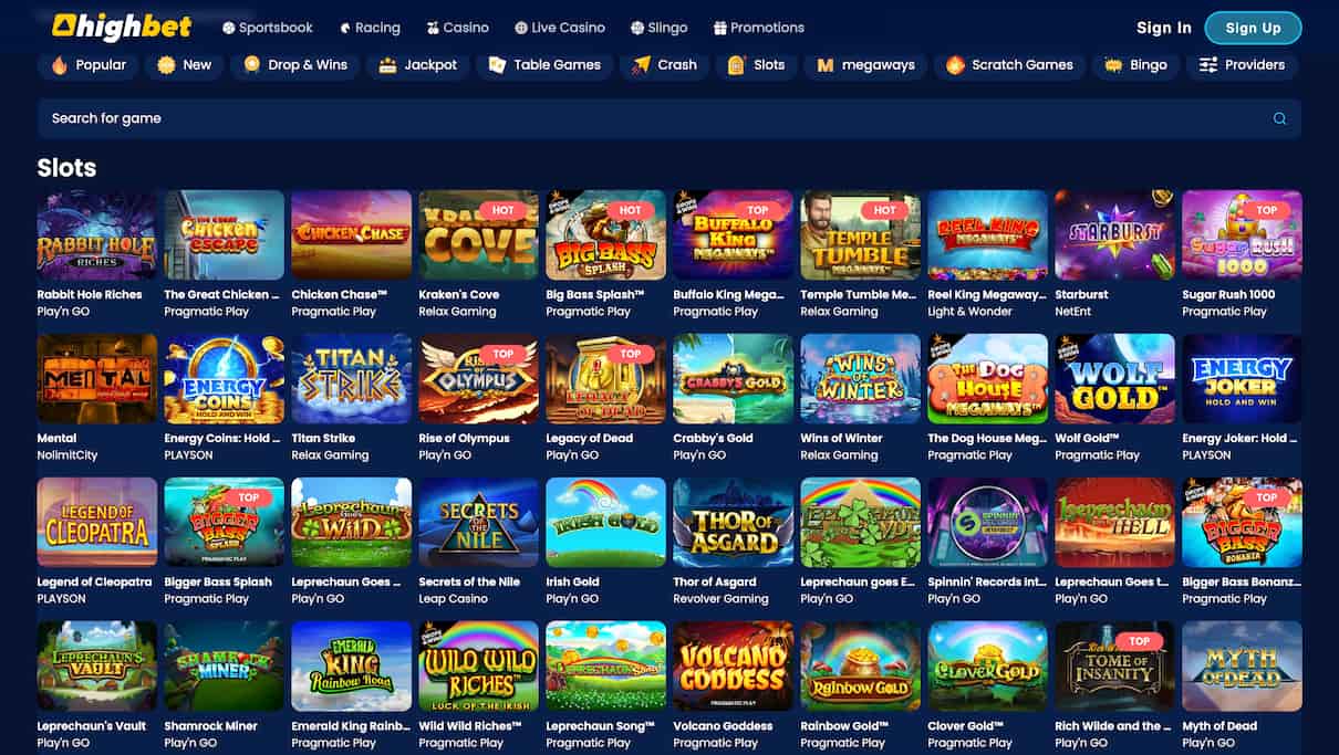 Highbet UK Gambling Site