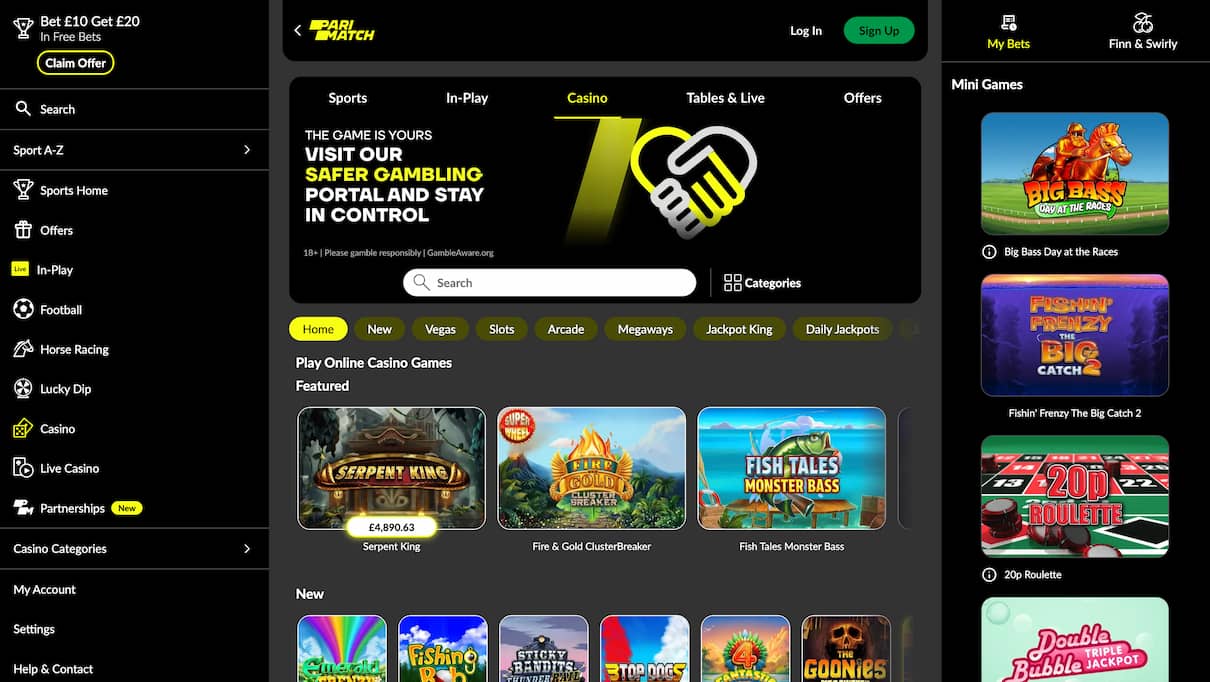 Parimatch Safe Casino Site