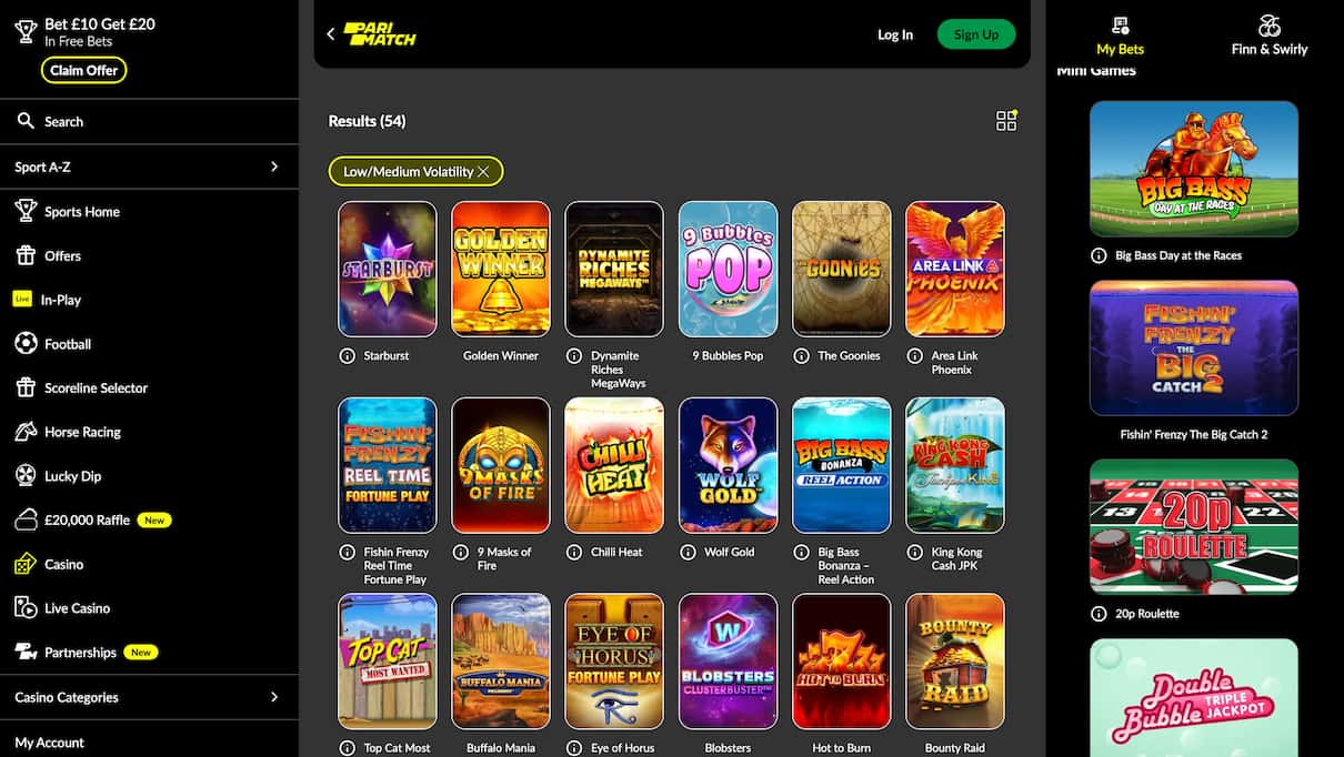 Parimatch Curacao Casino