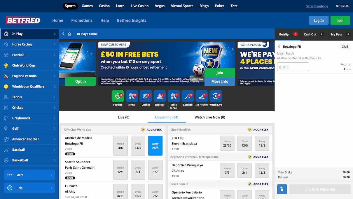 Betfred Online Sportsbook