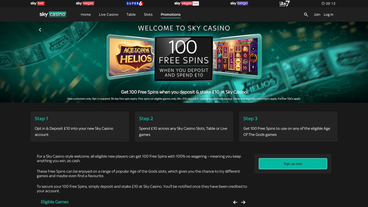 SkyBet Casino Welcome Offer