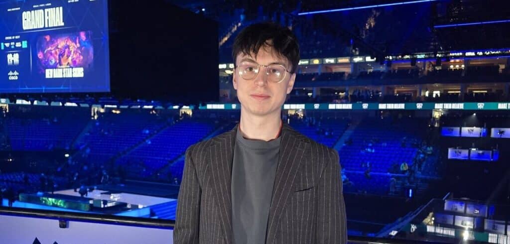 Caedrel at League of Legends Worlds 2024