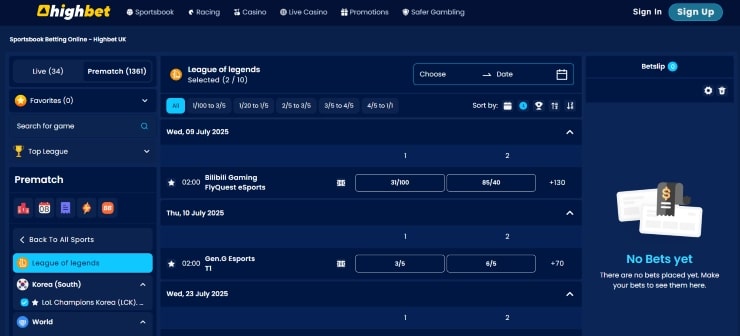 Best Non UK Betting Sites - Highbet